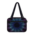 Purple And Teal Dark Mandala Print Double Strap Bible Bag
