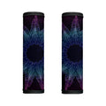 Purple And Teal Dark Mandala Print Handle Covers