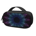 Purple And Teal Dark Mandala Print Portable Cooler Travel Case