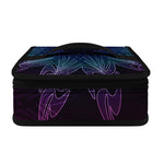 Purple And Teal Dark Mandala Print Small Lunch Bag