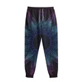 Purple And Teal Dark Mandala Print Sweatpants