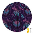 Purple And Teal Dream Catcher Print Basketball