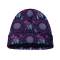Purple And Teal Dream Catcher Print Beanie