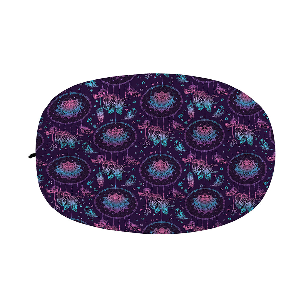 Purple And Teal Dream Catcher Print Car Side Mirror Covers