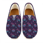 Purple And Teal Dream Catcher Print Casual Shoes