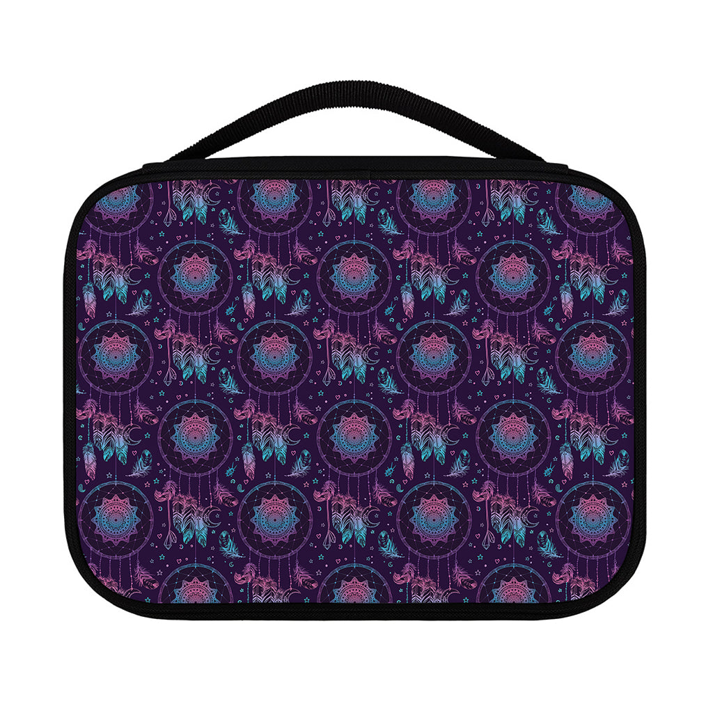 Purple And Teal Dream Catcher Print Classic Bible Case