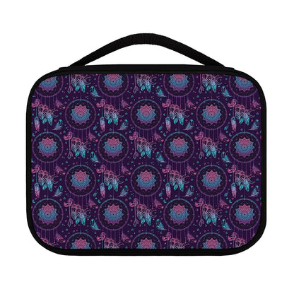 Purple And Teal Dream Catcher Print Classic Bible Case
