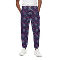 Purple And Teal Dream Catcher Print Cotton Sweatpants