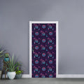 Purple And Teal Dream Catcher Print Door Sticker
