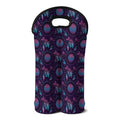 Purple And Teal Dream Catcher Print Double Neoprene Wine Tote