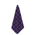 Purple And Teal Dream Catcher Print Hand Towel