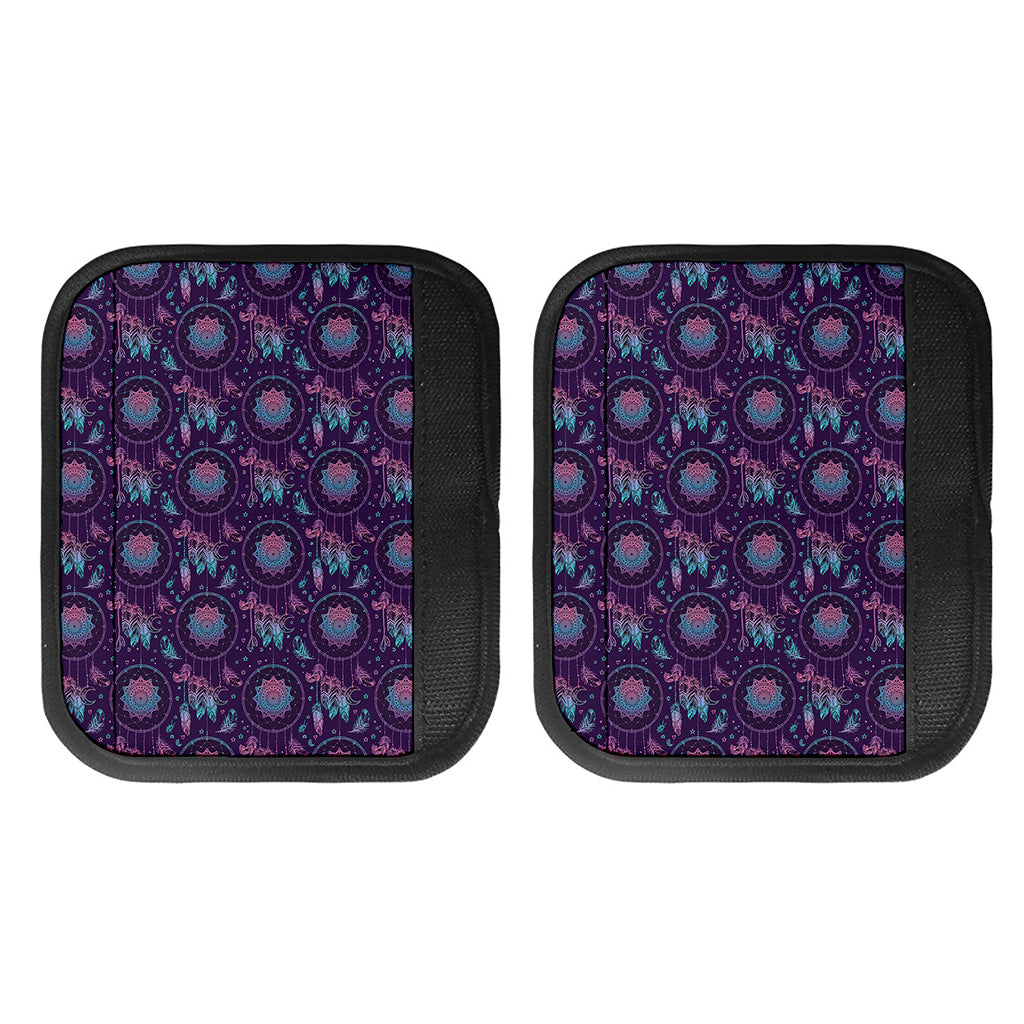 Purple And Teal Dream Catcher Print Handle Covers