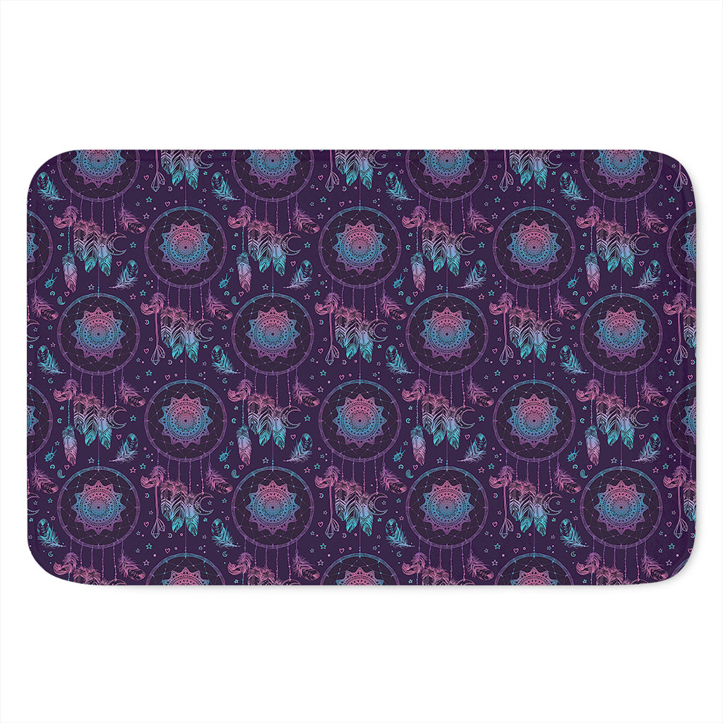 Purple And Teal Dream Catcher Print Indoor Door Mat