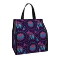 Purple And Teal Dream Catcher Print Insulated Lunch Tote