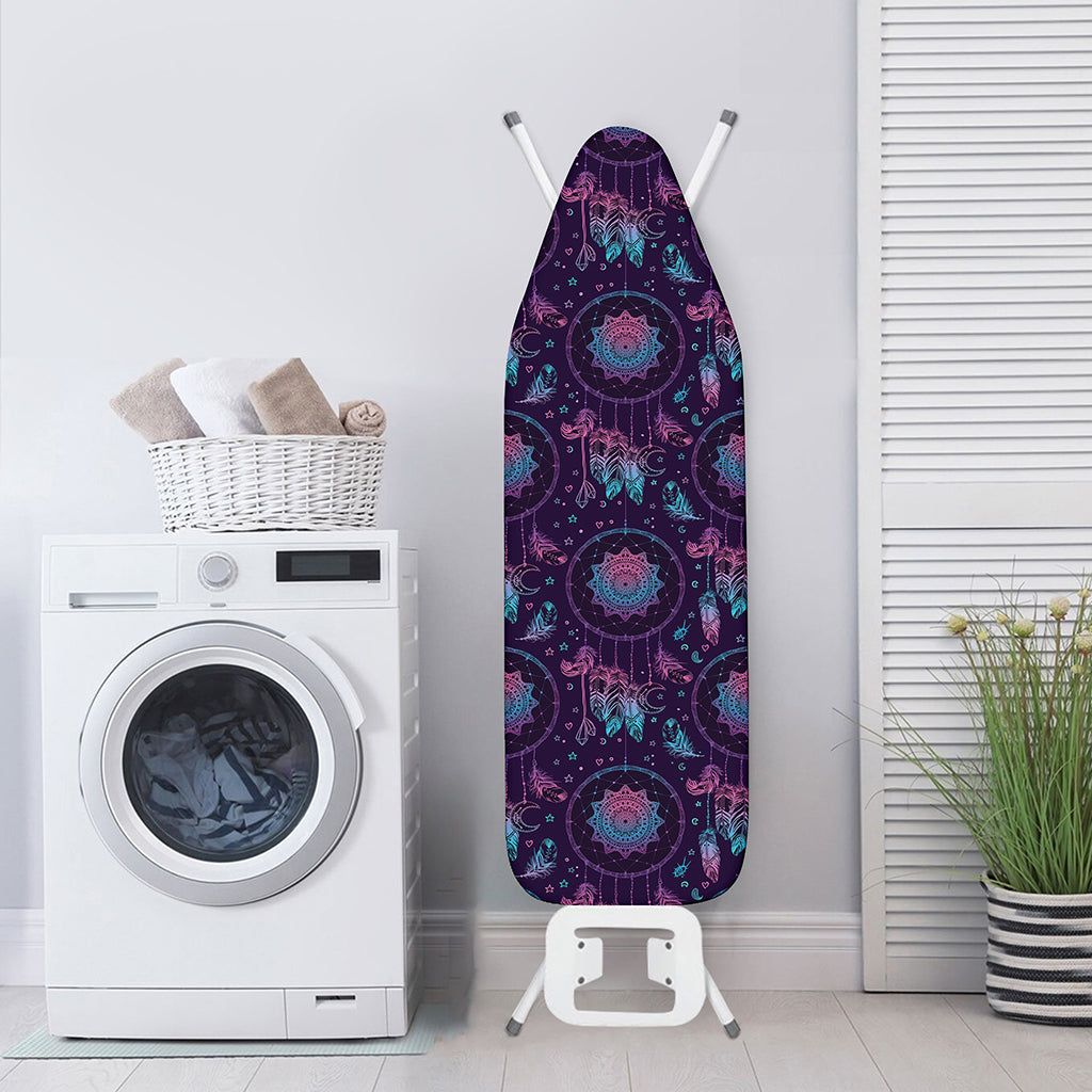 Purple And Teal Dream Catcher Print Ironing Board Cover