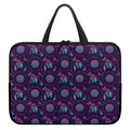 Purple And Teal Dream Catcher Print Laptop Sleeve With Handle