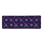 Purple And Teal Dream Catcher Print Long Kitchen Mat