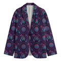 Purple And Teal Dream Catcher Print Men's Blazer
