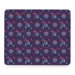 Purple And Teal Dream Catcher Print Mouse Pad