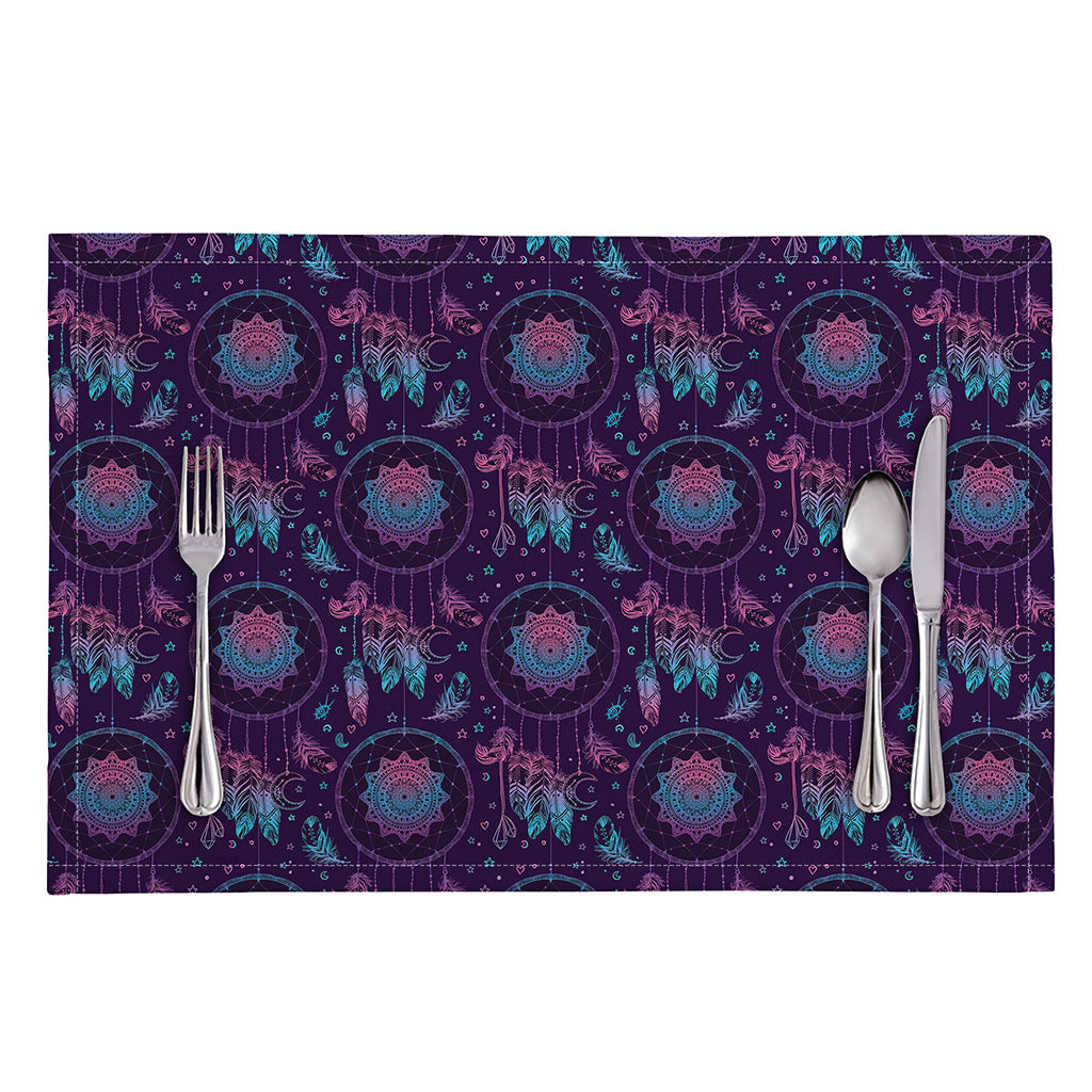 Purple And Teal Dream Catcher Print Placemat