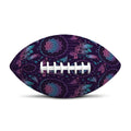 Purple And Teal Dream Catcher Print Rugby Ball