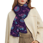 Purple And Teal Dream Catcher Print Scarf