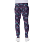 Purple And Teal Dream Catcher Print Scuba Joggers