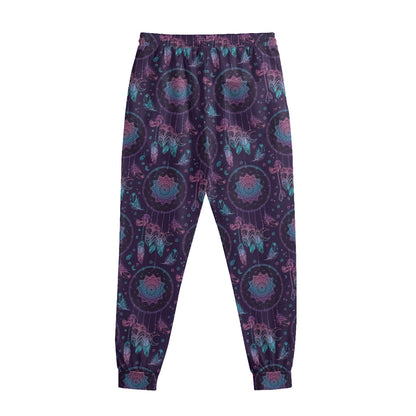 Purple And Teal Dream Catcher Print Sweatpants