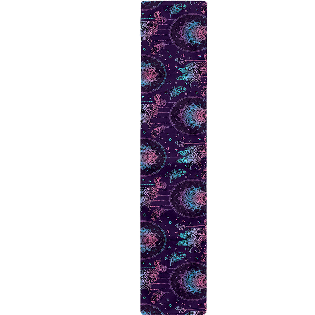 Purple And Teal Dream Catcher Print Table Runner
