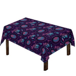 Purple And Teal Dream Catcher Print Tablecloth