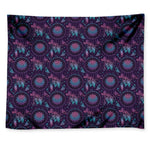 Purple And Teal Dream Catcher Print Tapestry