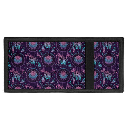 Purple And Teal Dream Catcher Print Trifold Wallet