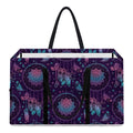Purple And Teal Dream Catcher Print Utility Tote Bag