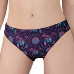 Purple And Teal Dream Catcher Print Women's Panties