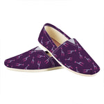 Purple And Teal Giraffe Pattern Print Casual Shoes