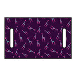 Purple And Teal Giraffe Pattern Print Golf Cart Seat Cover