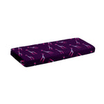Purple And Teal Giraffe Pattern Print Piano Keyboard Cover