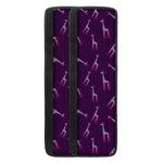 Purple And Teal Giraffe Pattern Print Refrigerator Handle Covers