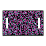 Purple And Teal Leopard Pattern Print Golf Cart Seat Cover