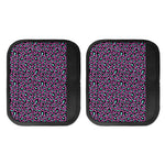 Purple And Teal Leopard Pattern Print Handle Covers