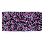 Purple And Teal Leopard Pattern Print Towel