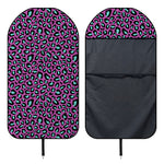 Purple And Teal Leopard Pattern Print Waterproof Car Seat Cover