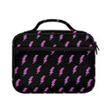 Purple And Teal Lightning Pattern Print Briefcase Bible Bag