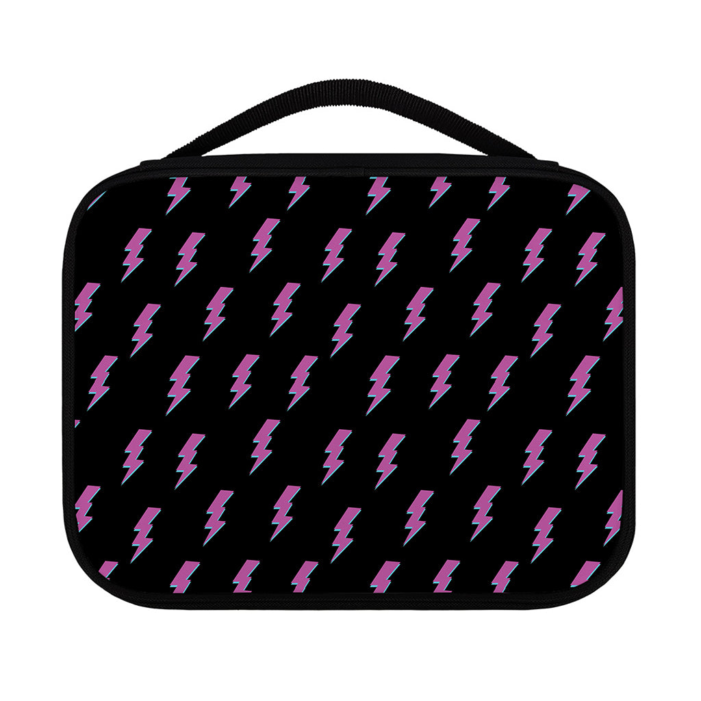 Purple And Teal Lightning Pattern Print Classic Bible Case