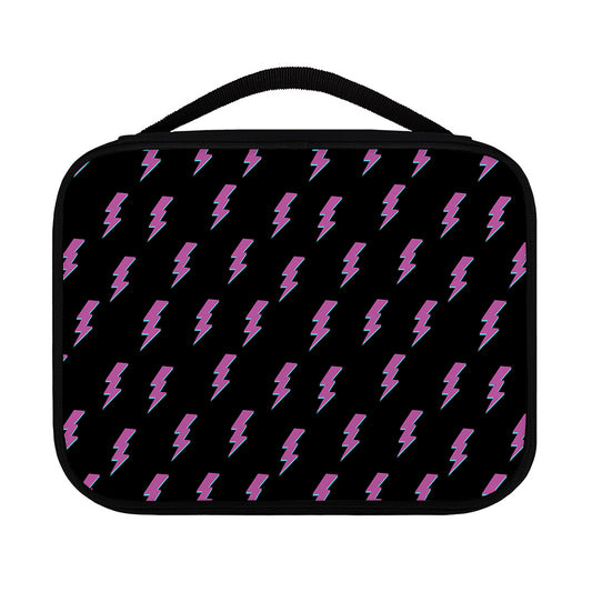Purple And Teal Lightning Pattern Print Classic Bible Case