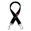 Purple And Teal Lightning Pattern Print Dog Seat Belt