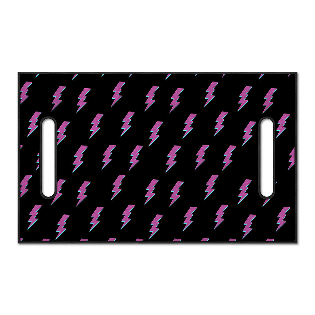 Purple And Teal Lightning Pattern Print Golf Cart Seat Cover