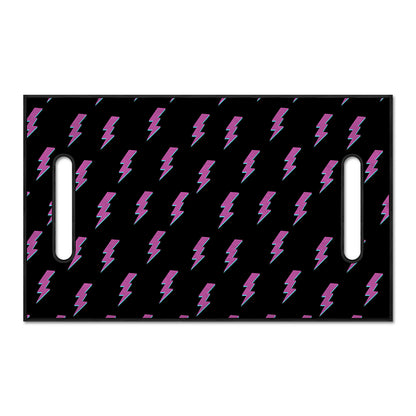 Purple And Teal Lightning Pattern Print Golf Cart Seat Cover