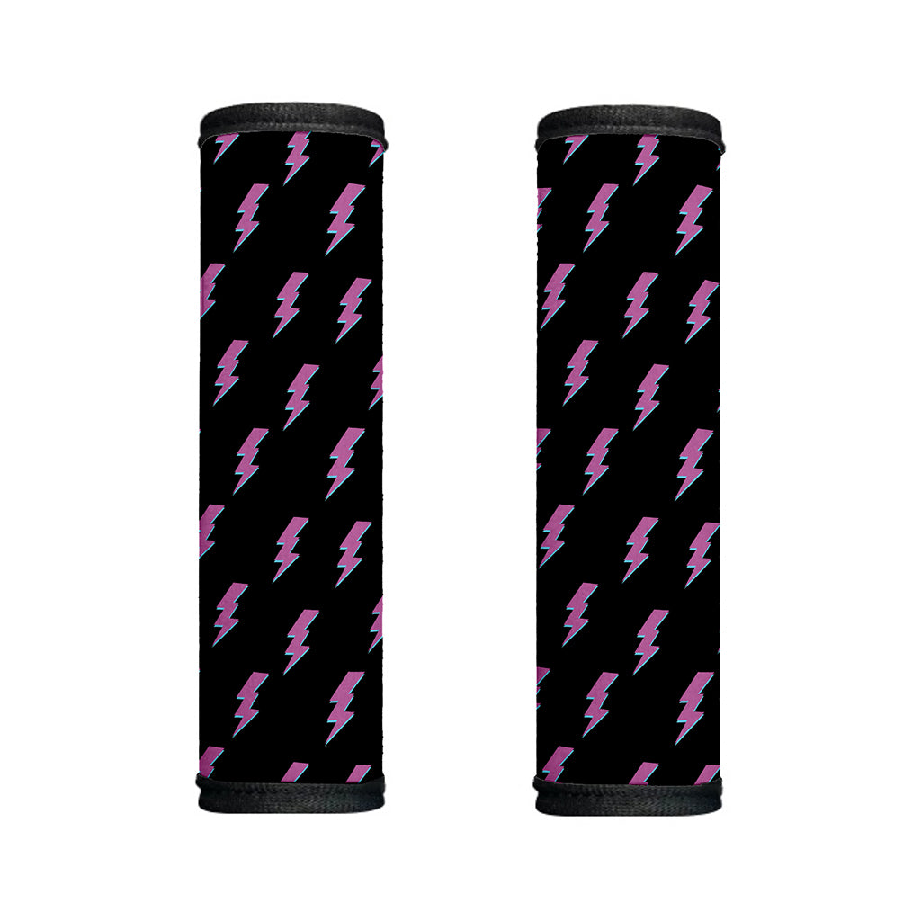 Purple And Teal Lightning Pattern Print Handle Covers