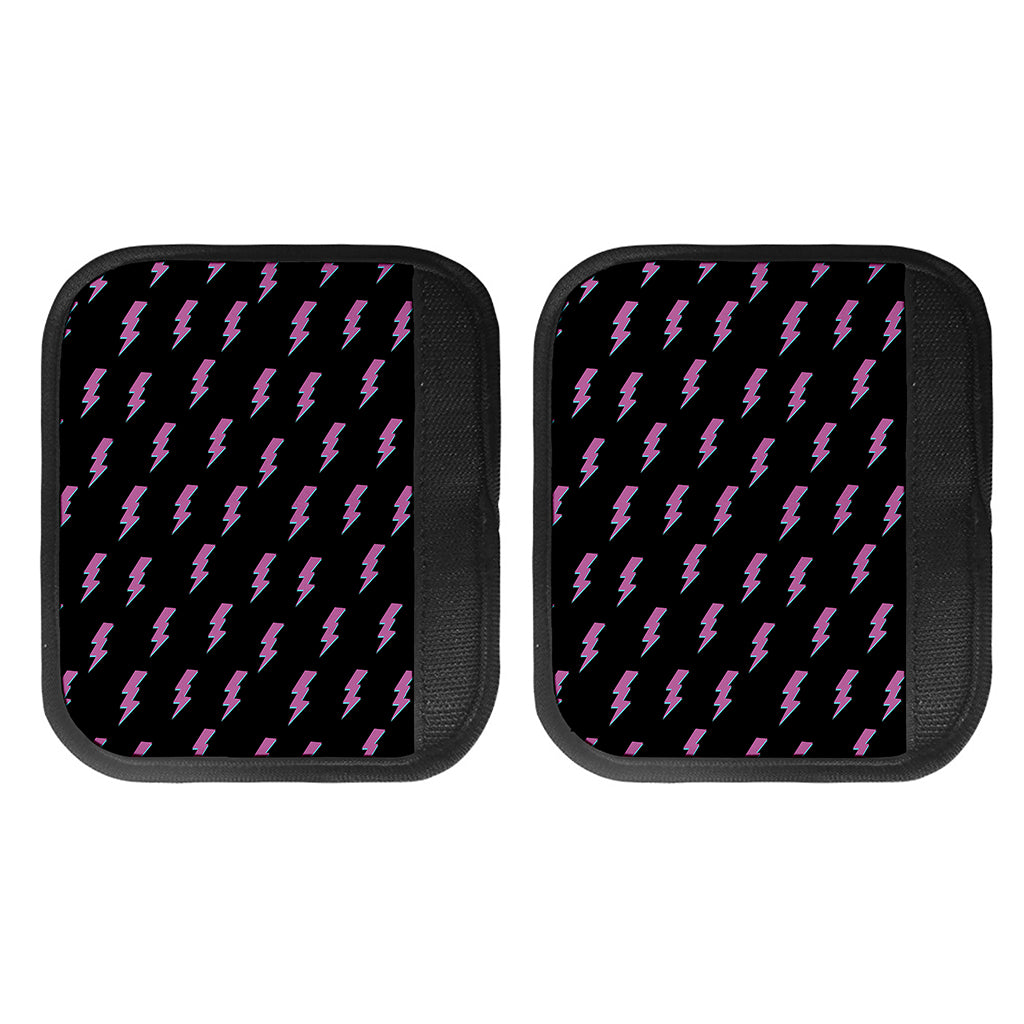 Purple And Teal Lightning Pattern Print Handle Covers